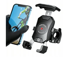 Šarvuotas antivibracinis motociklo Dviračio laikiklis TELEFONUI 4,0-7"