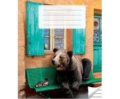 Victor Stationery Ou Sąsiuvinis langeliais, 36 lapai. Vidinių lapų gramatūra – 90 g/m2.