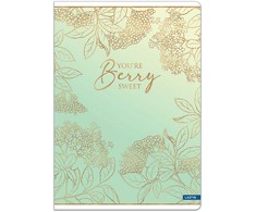 Sąsiuvinis linijomis A4 52lap 80g BERRY