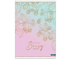 Sąsiuvinis linijomis A4 52lap 80g BERRY