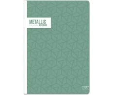 Lastva Sąsiuvinis(platus) A5 24lapų 80g linijomis METALLIC