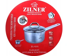 SAUGA NERŪDIJANČIO PLIENO 12CM ZILNER DUJŲ INDUKCIJA