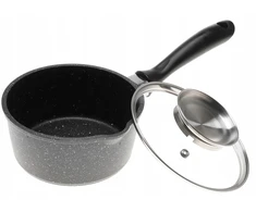 SAUGUS MARMURINIS KERAMINIS PUODAS SU DANGIU 20cm INDUKCINĖS DUJOS 2,5l 4020