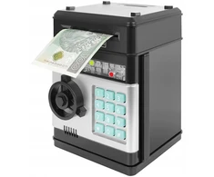 SAUGUS PIGGY BANK VAIKAMS MONETŲ ATM ATM BANKNOTAI + PIN KODO SLAPTAŽODYS