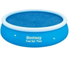 Saulės energija varomas baseino stogelis 244 cm „Bestway 58060“
