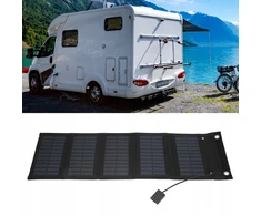 SAULES KANELĖS 25W 2A SULANKSTAMAS KILIMAS TOURIST USB SAULES Įkroviklis