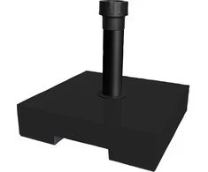 Saulės skėčio pagrindas 40kg pilkas