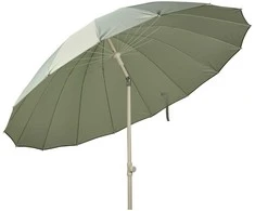 Saulės skėtis 220cm žalias