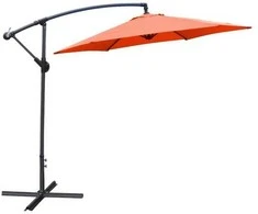 Saulės skėtis D3xH2.55m poliest./oranžinis