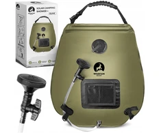 Saulės turistinis dušas 20L su termometru Mountain Goat Camping Camp