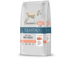 QUATTRO Extra Salmon su lašiša sausas šunų pašaras, 12kg
