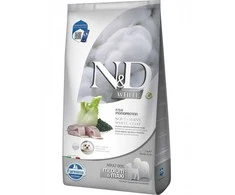 FARMINA N&amp;D Baltas - DOG Dry Sea Bass Spirulina&amp;Fennel ADULT MED&amp;MAX 7kg