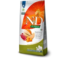 FARMINA N&amp;D PUMPKIN - DOG Dry Duck&amp;Cantaloupe ADULT MEDIUM MAXI 12 kg