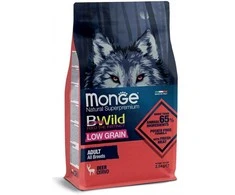 Monge BWILD All Breeds Adult susas pašaras šunims su elniena 12 kg