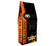 Real Dog Adult Large-Giant Breeds su vištiena ir ryžiais 20kg