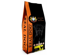 Real Dog Adult All Breeds su vištiena ir ryžiais 20kg