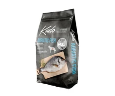 Kudo Adriatic žuvis Senior Light sausas maistas vyresniems šunims, 12 kg