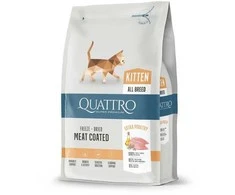 QUATTRO Kitten sausas kačiukų pašaras su daug paukštienos 1,5kg