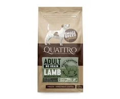 Quattro SB sausas suaugusių mažų veislių šunų pašaras su ėriena, 1,5kg