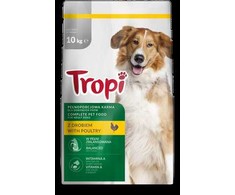 None Sausas šunų ėdalas TROPI su paukštiena 10kg