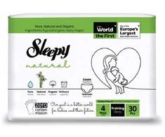 Sauskelnės Pants Sleepy 4 dyd./Maxi/30vnt. Natural