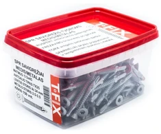 Savigręžiai tvoroms SPR, į medieną ir metalą, su sparneliais, TX, RUSPERT, 4,8x32, 250 vnt.