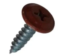 Savisriegiai į metalą RAL 3009, cinkuoti, 4,2 x 19 mm, 50 vnt.