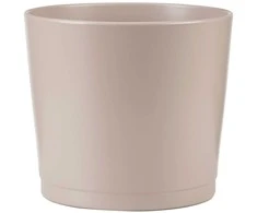 Scheurich Dekoratyvinis gėlių vazonas D15cm H13.3cm keram./švies.rudas
