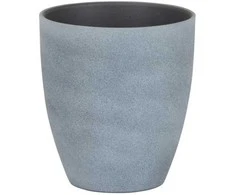 Scheurich Dekoratyvinis gėlių vazonas Dark Stone Ø13cm H15cm keram./tams.pilkas