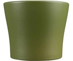 Scheurich Dekoratyvinis gėlių vazonas Oliva Ø11cm H9.3cm keraminis/žalias
