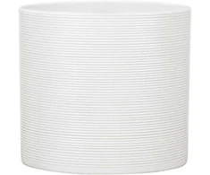 Scheurich Dekoratyvinis gėlių vazonas Panna Ø14cm H13cm keraminis/baltas