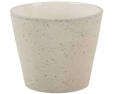 Scheurich Dekoratyvinis gėlių vazonas Taupe Stone Ø15cm H12.8cm keraminis/šv.rudas