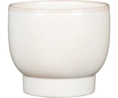 Scheurich Dekoratyvinis gėlių vazonas Zen Ø15cm H13.6cm keraminis/baltas
