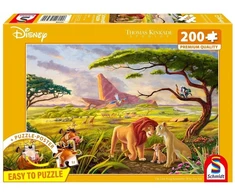 Dėlionė Schmidt Spieledisney Schmidtas – Tomas Kinkade'as: Disney - Liūtas karalius Prisimink, kas esi (200 detalių)