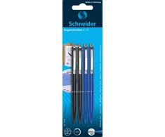 Schneider Electric Schneider K15 automatiniai rašikliai, 4 vnt. (2 juodi, 2 mėlyni)