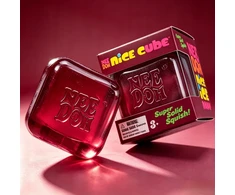 Schylling NeeDoh Nice Cube Burgundy Squish Ice Cube Antistresinis žaislas