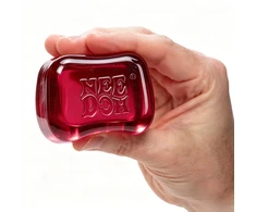 Schylling NeeDoh Nice Cube Burgundy Squish Ice Cube Antistresinis žaislas