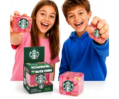Schylling NeeDoh Nice Cube Gniotek Anti-stress Ice Cube atminties rožinė