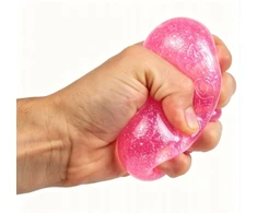 Schylling NeeDoh Squishy Sensory Squishy kubelis Blizgučiai Švytėjimas Tvirtas rožinis