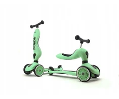Scoot and Ride Paspirtukas - triratukas Scoot &amp; Ride 2in1, žalias