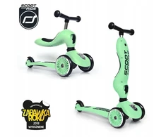 Scoot and Ride Paspirtukas - triratukas Scoot &amp; Ride 2in1, žalias