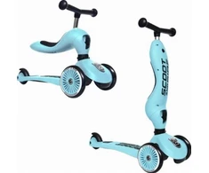 Scoot and Ride Paspirtukas - triratukas Scoot &amp; Ride 2in1, šviesiai mėlynas
