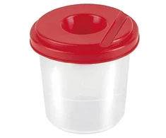 SDM Raudona Sippy Paint Cup skirtas tapybos vandens meno mokyklai