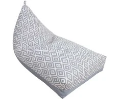 Fotelis Home4You Sėdmaišis ROMB 130x80x20/70cm, pilkas