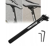 Sėdynės stulpas, aliuminis, juodas 30.9mm/400mm