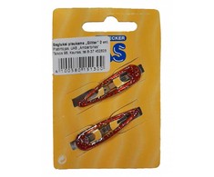 Segtukai plaukams Glitter 2 vnt. Spalvoti