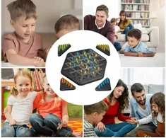 ŠEIMOS TRIKAMPIO ŽAIDIMAS LOGINIS STRATEGINIS TRIGGLE ŠAMATŲ GRANDINĖS ŽAIDIMAS