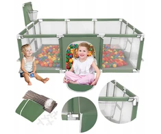 Selonis Kamuoliukų baseinas Baby Big Playground, 100 kamuoliukų