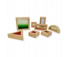 SensArt Sand sensorinės medinės kaladėlės - Kabi 2+ 8 el.