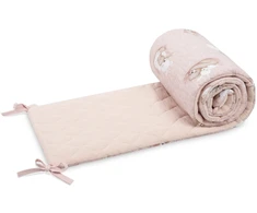 Sensillo CRIB BUMPER MUSLIN BEAR AND RABBIT